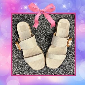 Dolce Vita Giana Cream Sandals